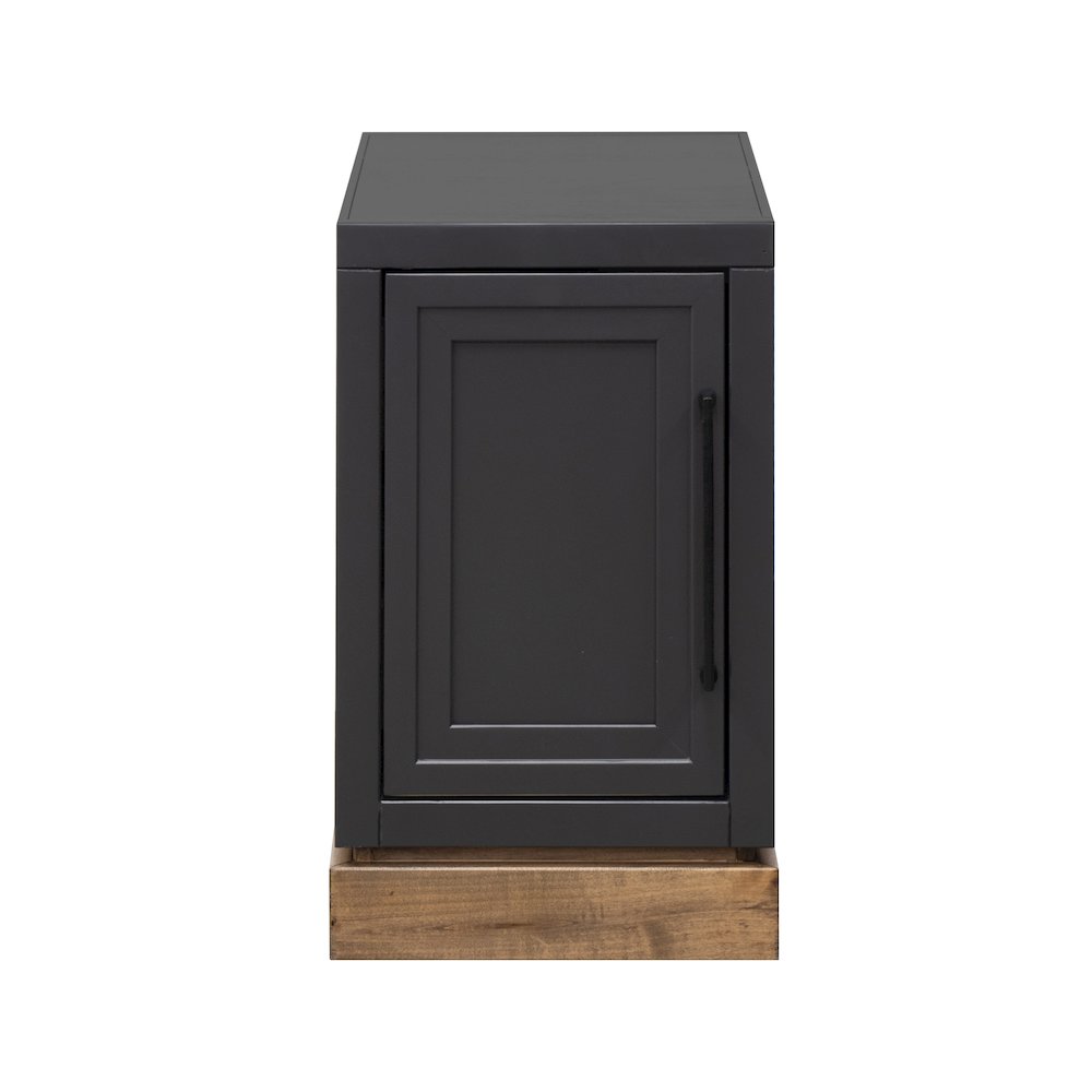 Nora Chair Side Table with Enclosed Storage
