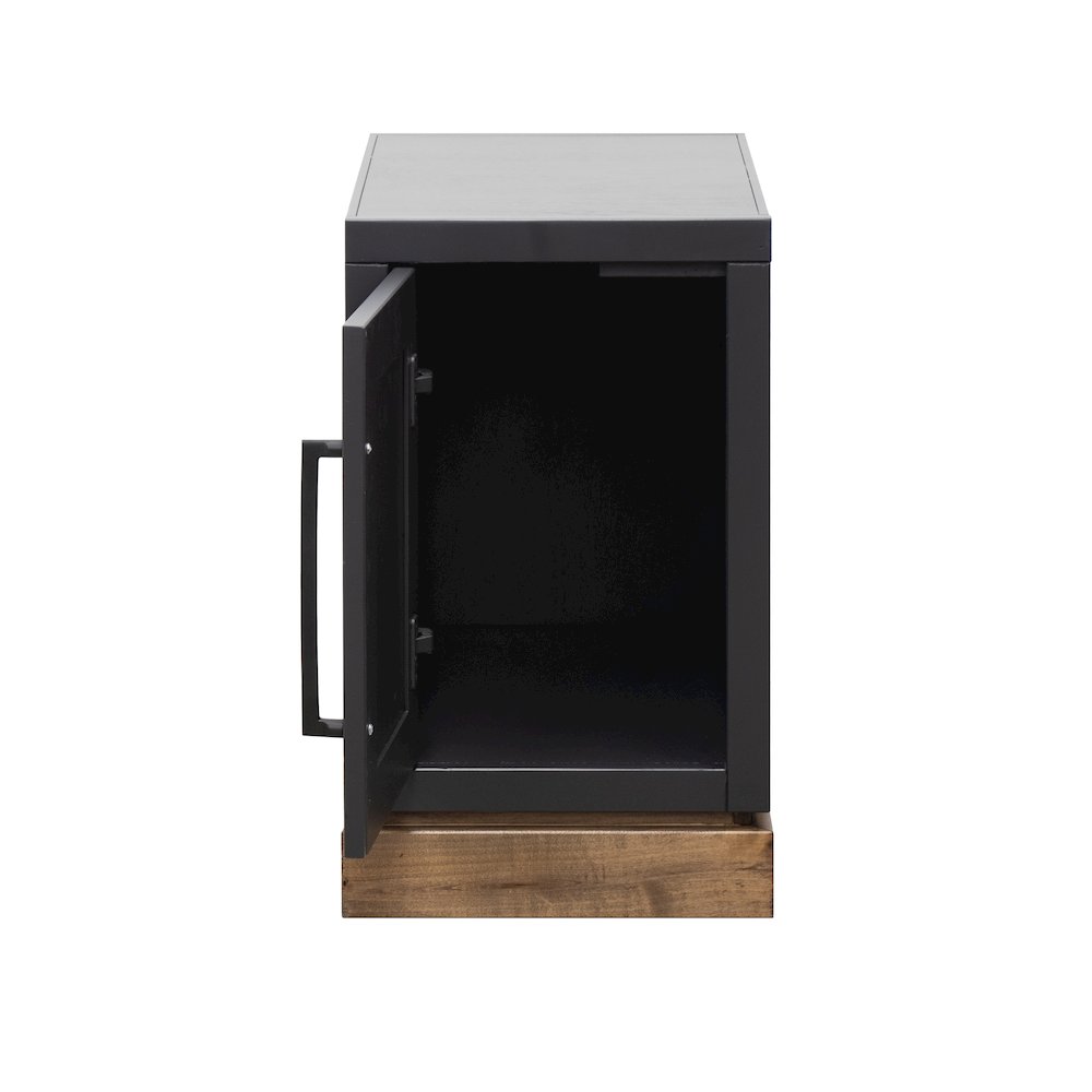 Nora Chair Side Table with Enclosed Storage