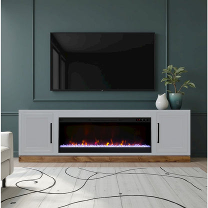 Nora 81" Fireplace TV Stand for TVs up to 90"