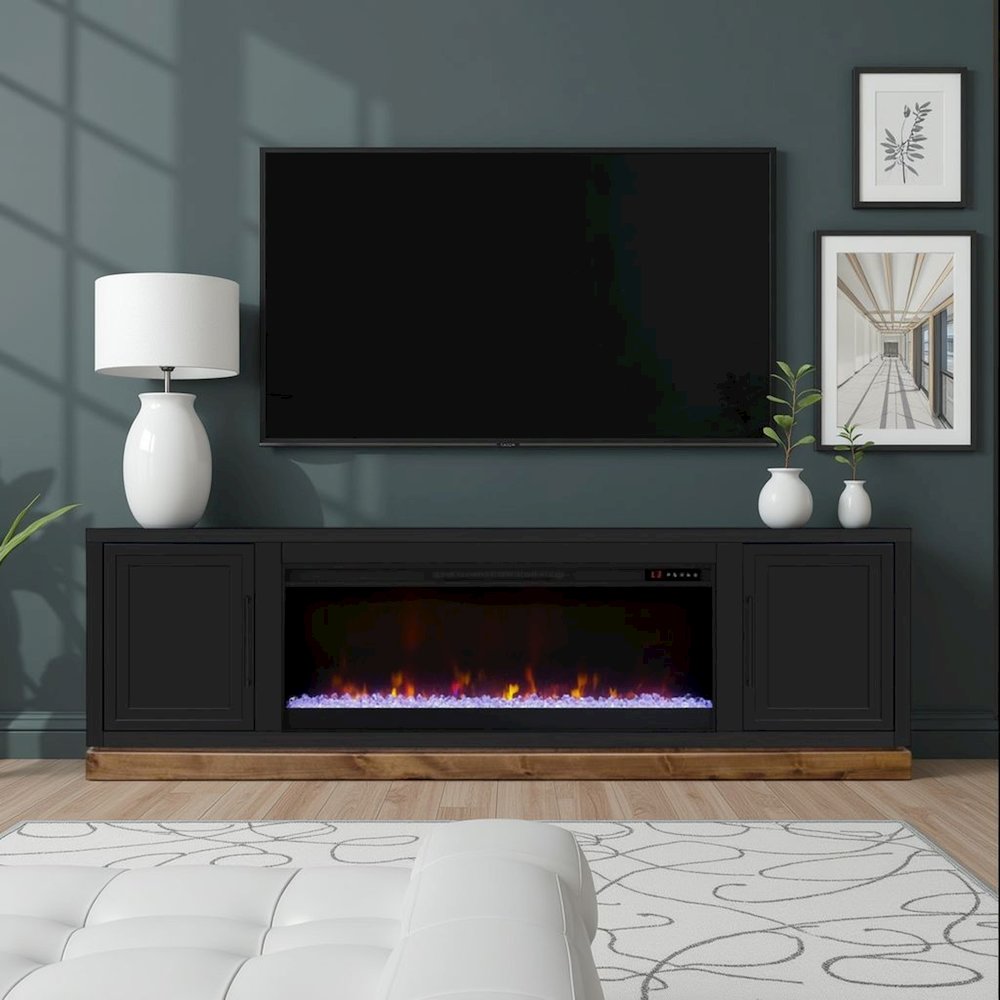 Nora 81" Fireplace TV Stand for TVs up to 90"