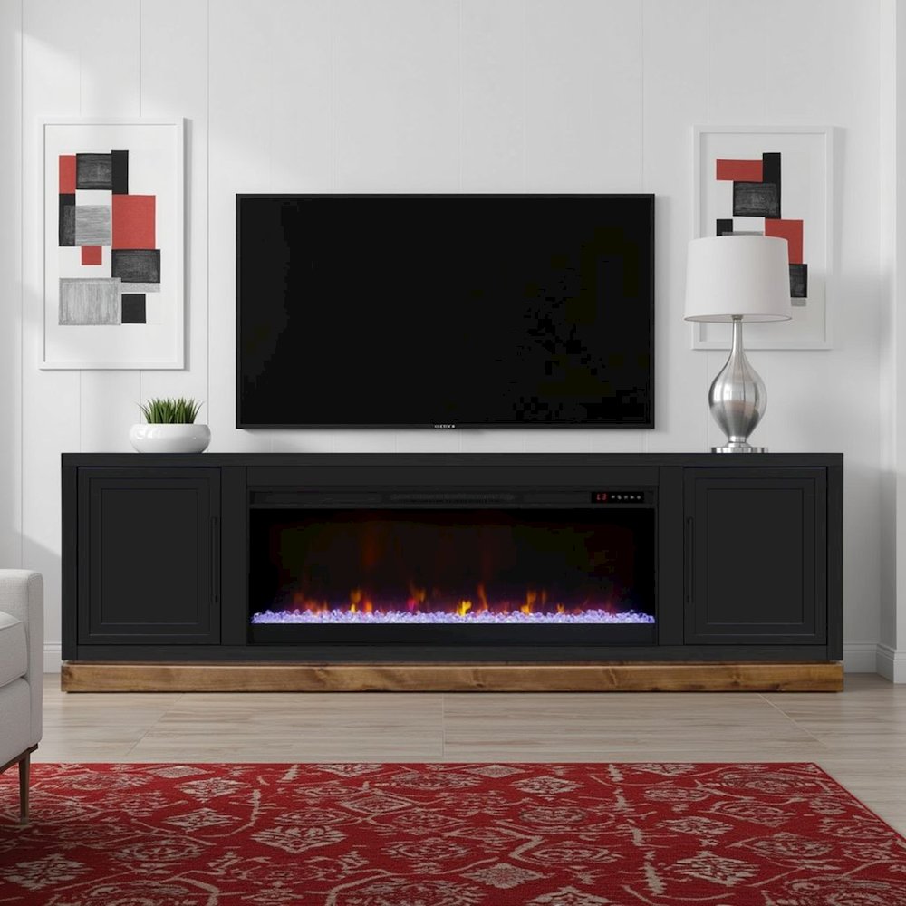 Nora 81" Fireplace TV Stand for TVs up to 90"