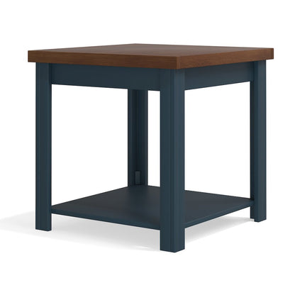 Nantucket 24" Farmhouse Side Table with Lower Shelf