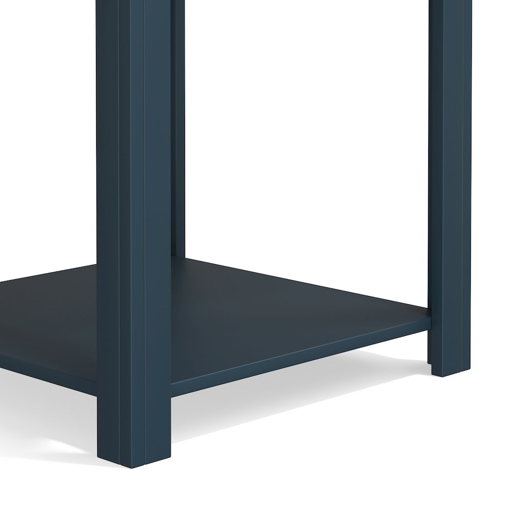 Nantucket 24" Farmhouse Side Table with Lower Shelf