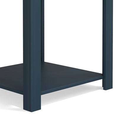 Nantucket 24" Farmhouse Side Table with Lower Shelf