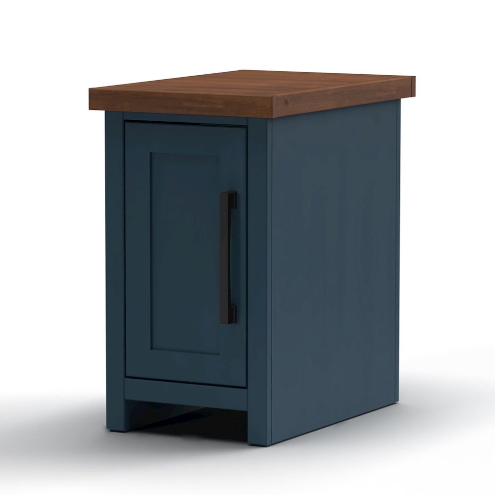 Nantucket 14" Farmhouse Chair Side Table with Storage