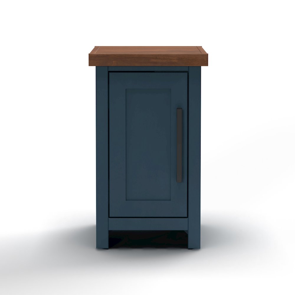 Nantucket 14" Farmhouse Chair Side Table with Storage