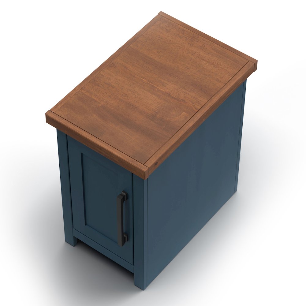 Nantucket 14" Farmhouse Chair Side Table with Storage