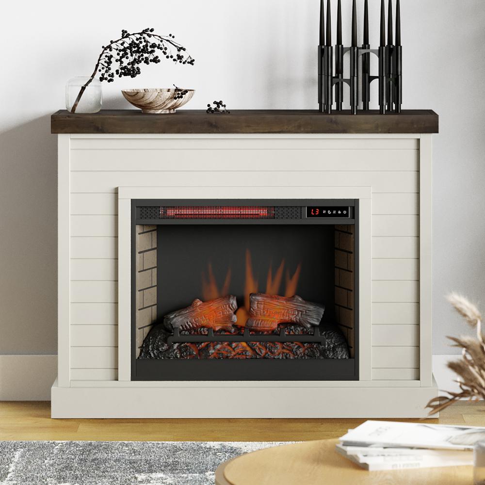 Washington 48" Fireplace Mantel with 26" Electric Fireplace