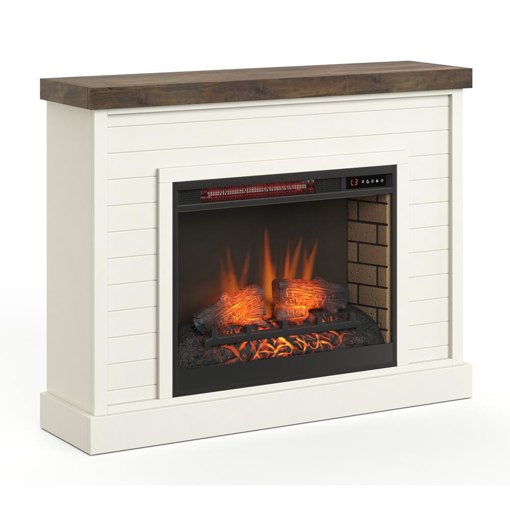 Washington 48" Fireplace Mantel with 26" Electric Fireplace