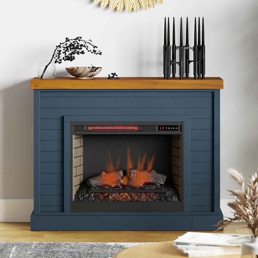 Washington 48" Fireplace Mantel with 26" Electric Fireplace