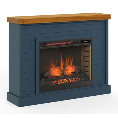 Washington 48" Fireplace Mantel with 26" Electric Fireplace