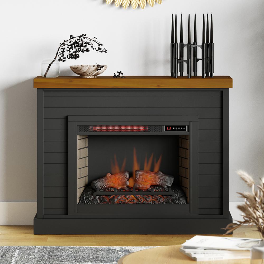 Washington 48" Fireplace Mantel with 26" Electric Fireplace