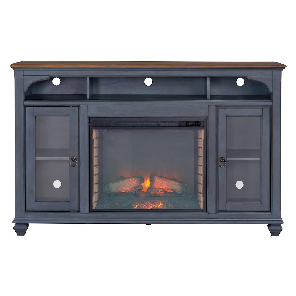 Americana 66" Farmhouse Fireplace TV Stand for TVs up to 75"