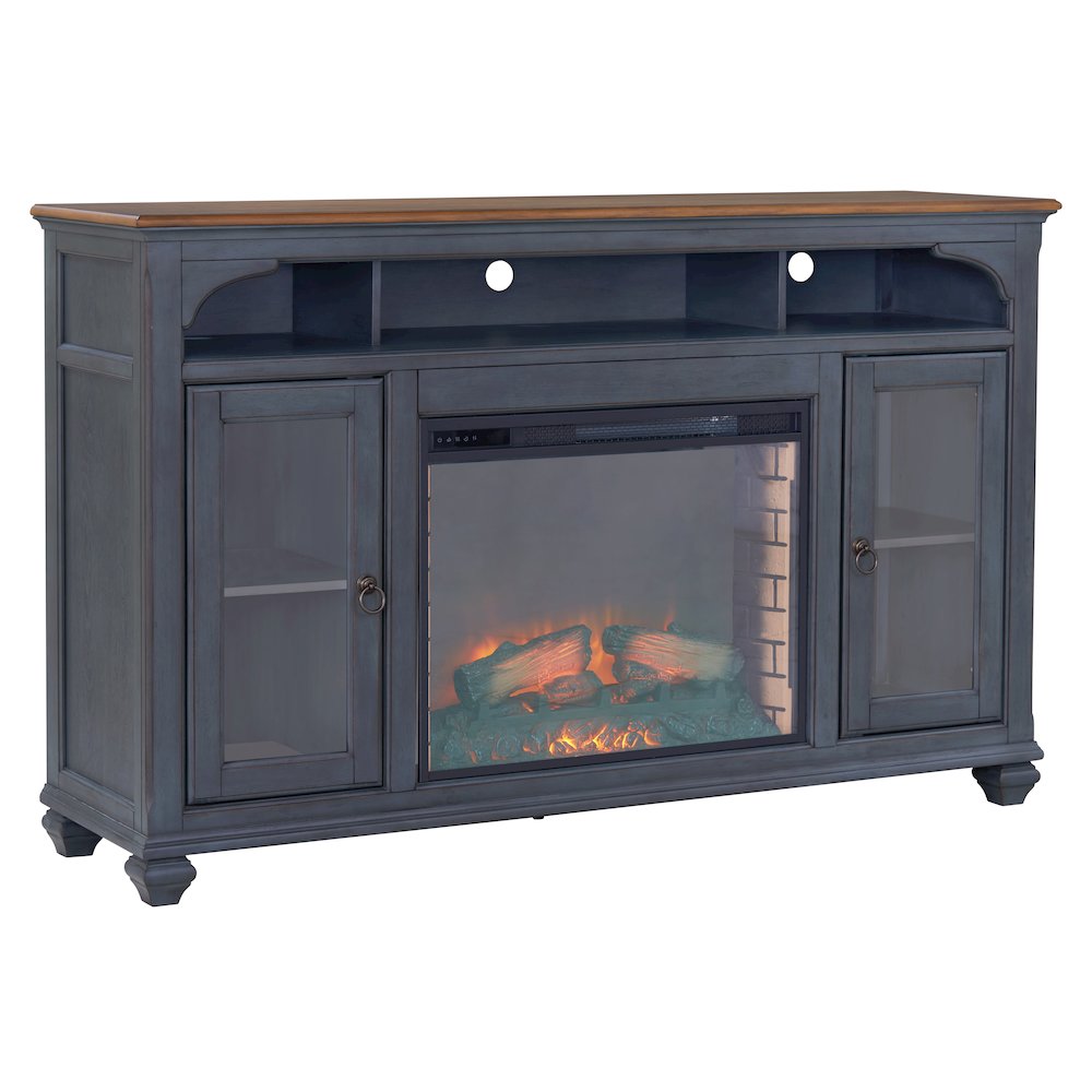Americana 66" Farmhouse Fireplace TV Stand for TVs up to 75"