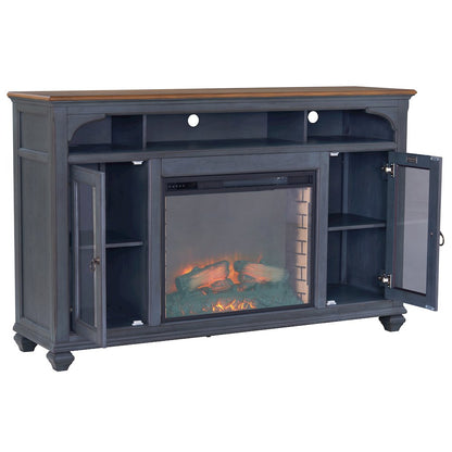 Americana 66" Farmhouse Fireplace TV Stand for TVs up to 75"