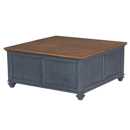 Americana 40" Farmhouse Lift-Top Coffee Table with Hidden Storage