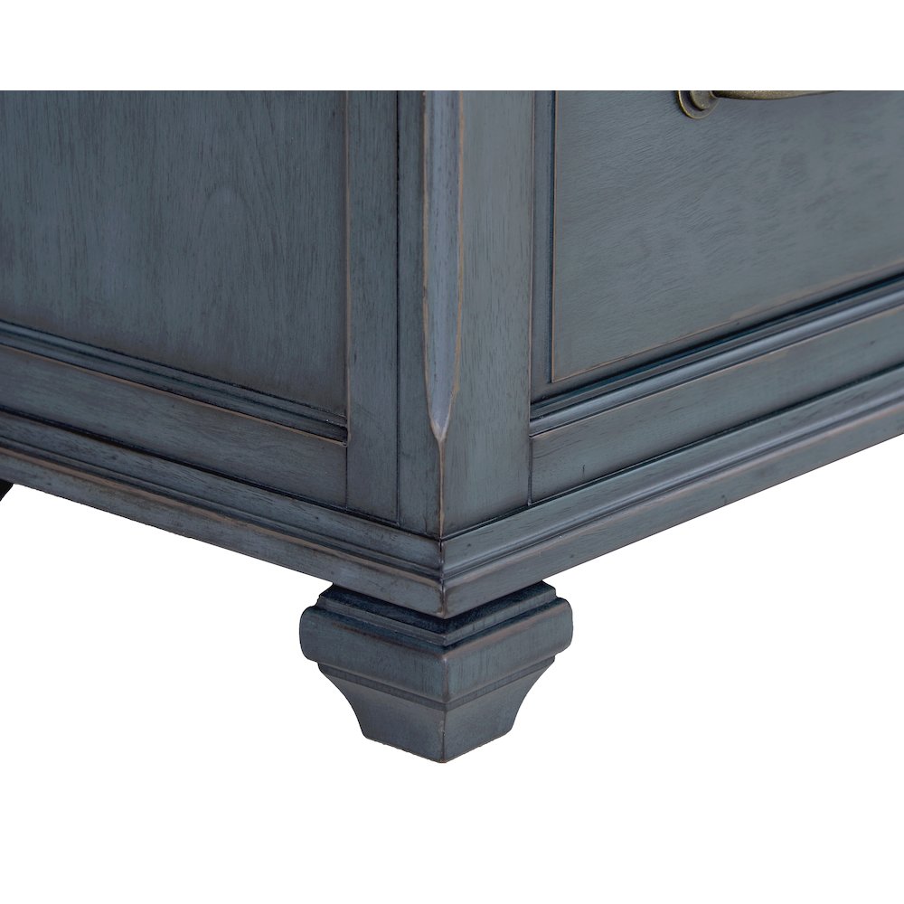 Americana 28" Farmhouse Nightstand with Drawer and Cabinet Storage