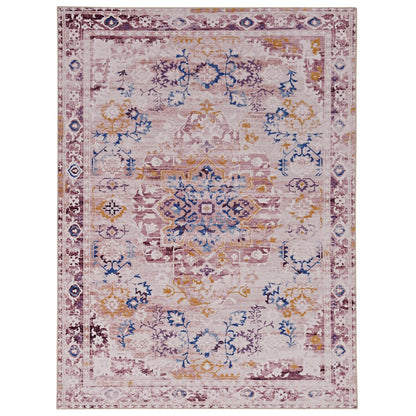 Washable Micah Pink/Gold 5x7, Rug