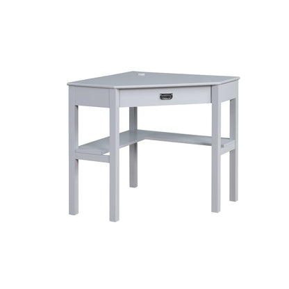 Peggy Corner Desk Gray