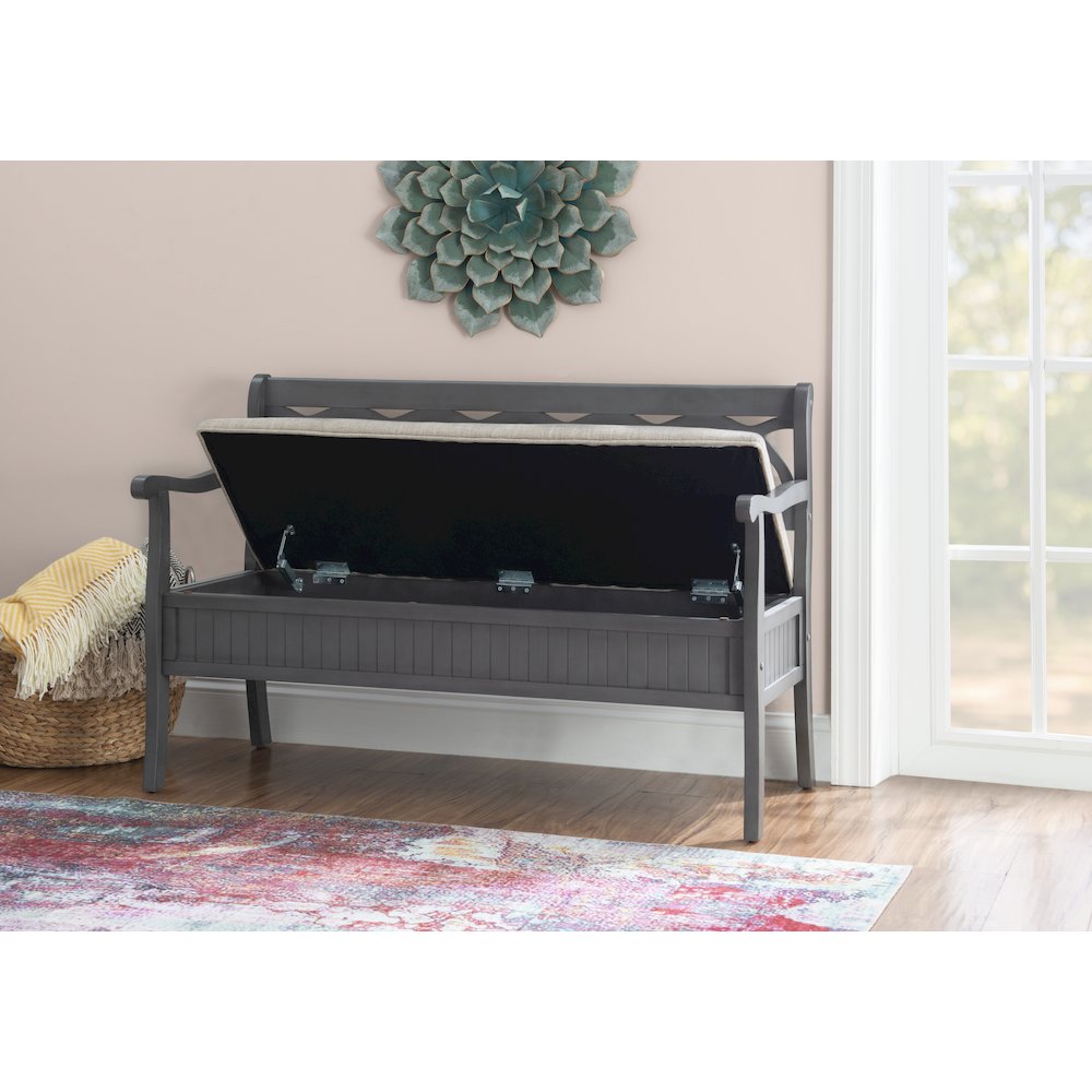 Elliana Storage Bench Grey