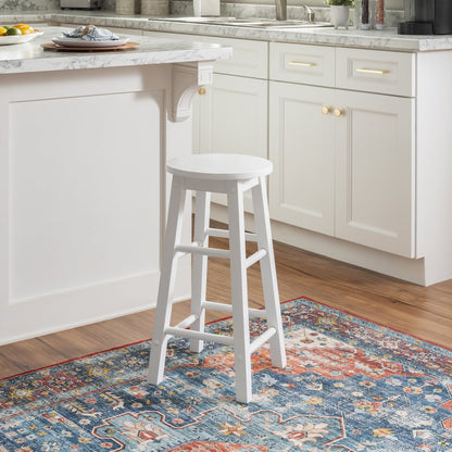 24 Inches Counter Stool White