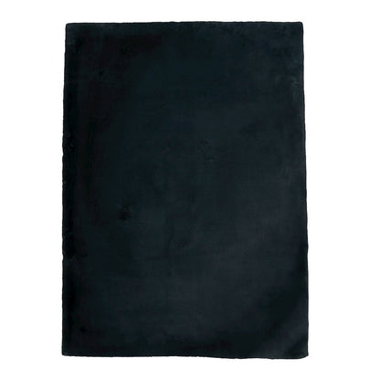 Maven Faux Rabbit Charcoal 3x5, Rug