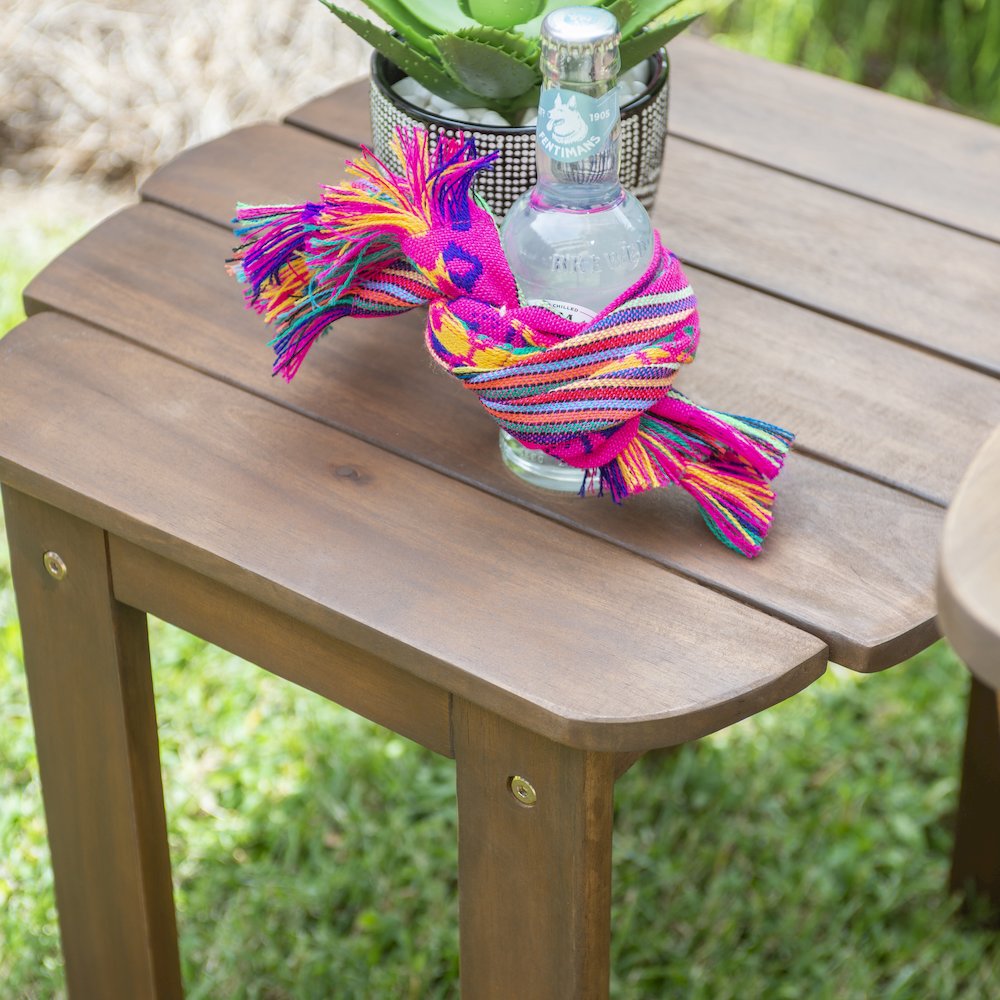 Acorn Finish Adirondack End Table