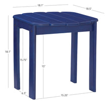 Adirondack End Table Blue