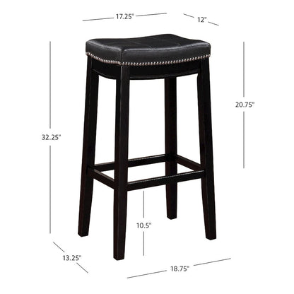 Claridge Black Barstool