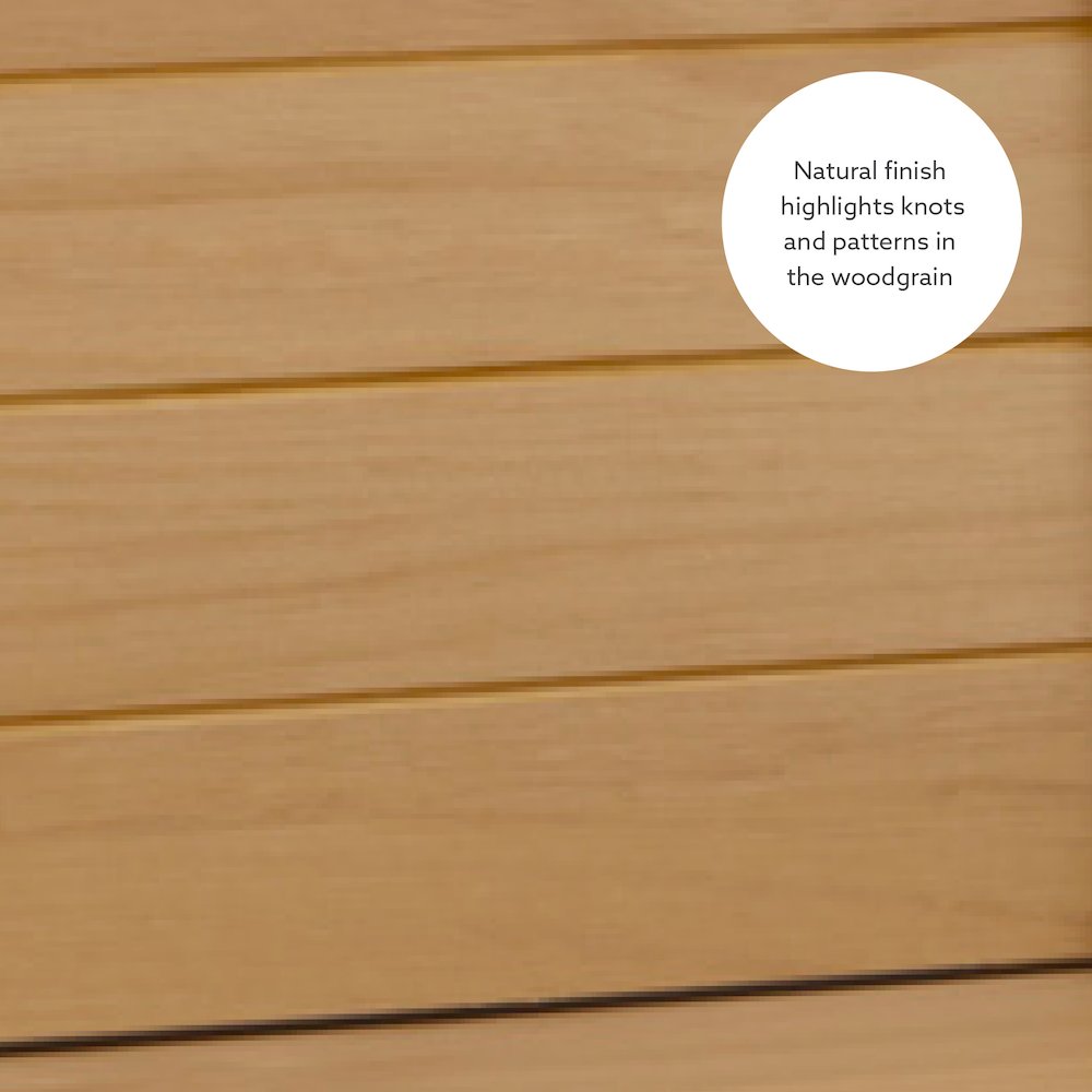 Linson Small Back Rest Bench Honey