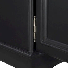 Wood Small End Table with Slim Profile for Living Room or Bedroom, Black