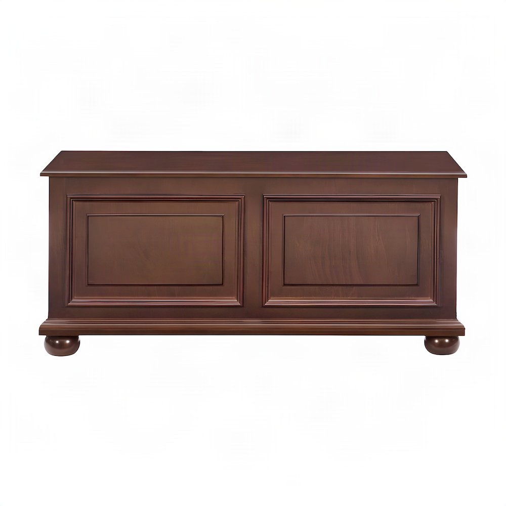 Cedar Storage Chest and Hope Chest with MDF and Rubberwood Frame, Brown