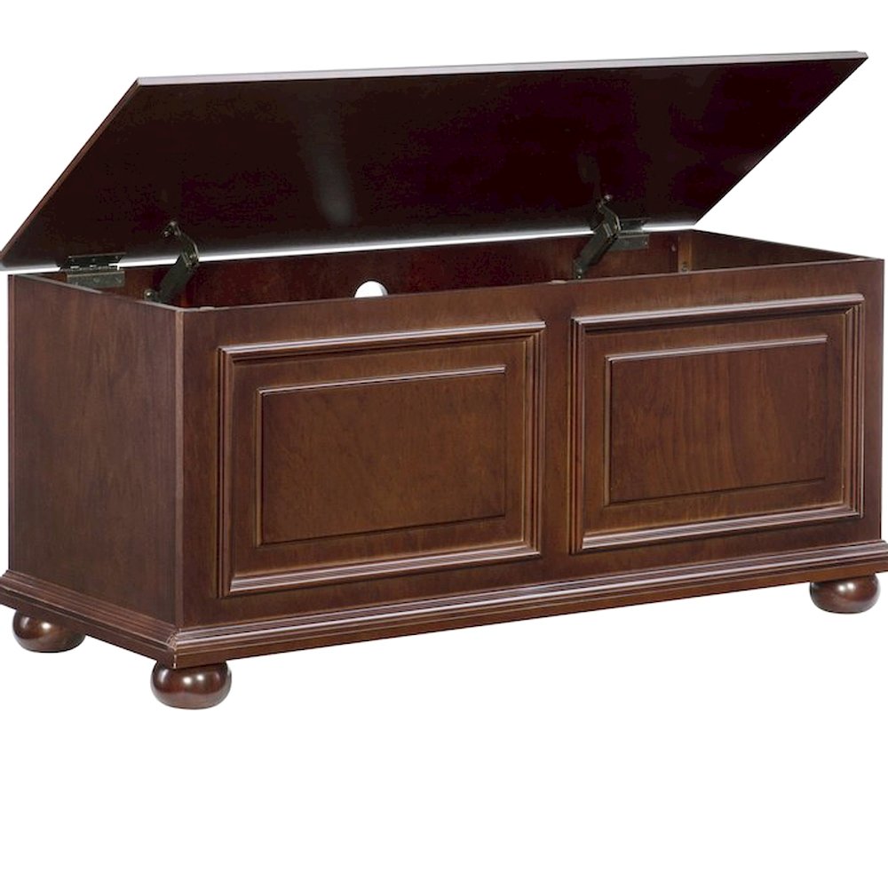 Cedar Storage Chest and Hope Chest with MDF and Rubberwood Frame, Brown