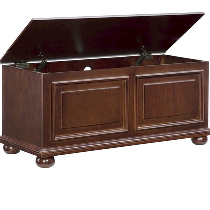 Cedar Storage Chest and Hope Chest with MDF and Rubberwood Frame, Brown