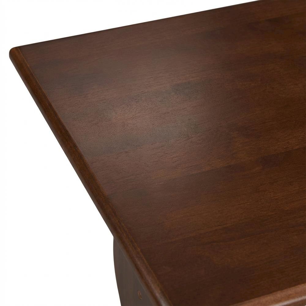 Walnut Dining Table with Solid Pine Top and Rustic Finish