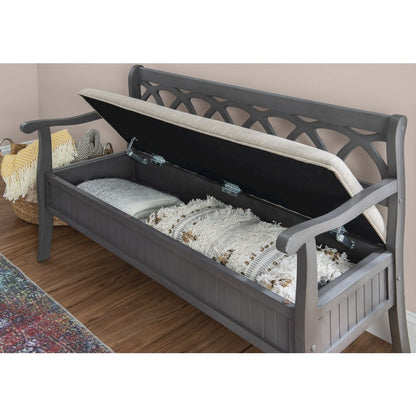 Elliana Storage Bench Grey