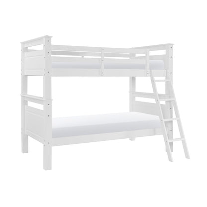 Beckett Twin Over Twin Bunk Bed, White