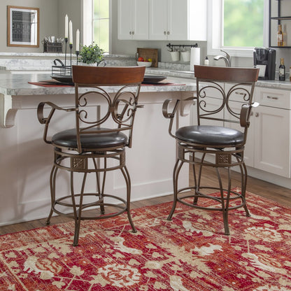 Beeson Big And Tall Counter Stool Arm