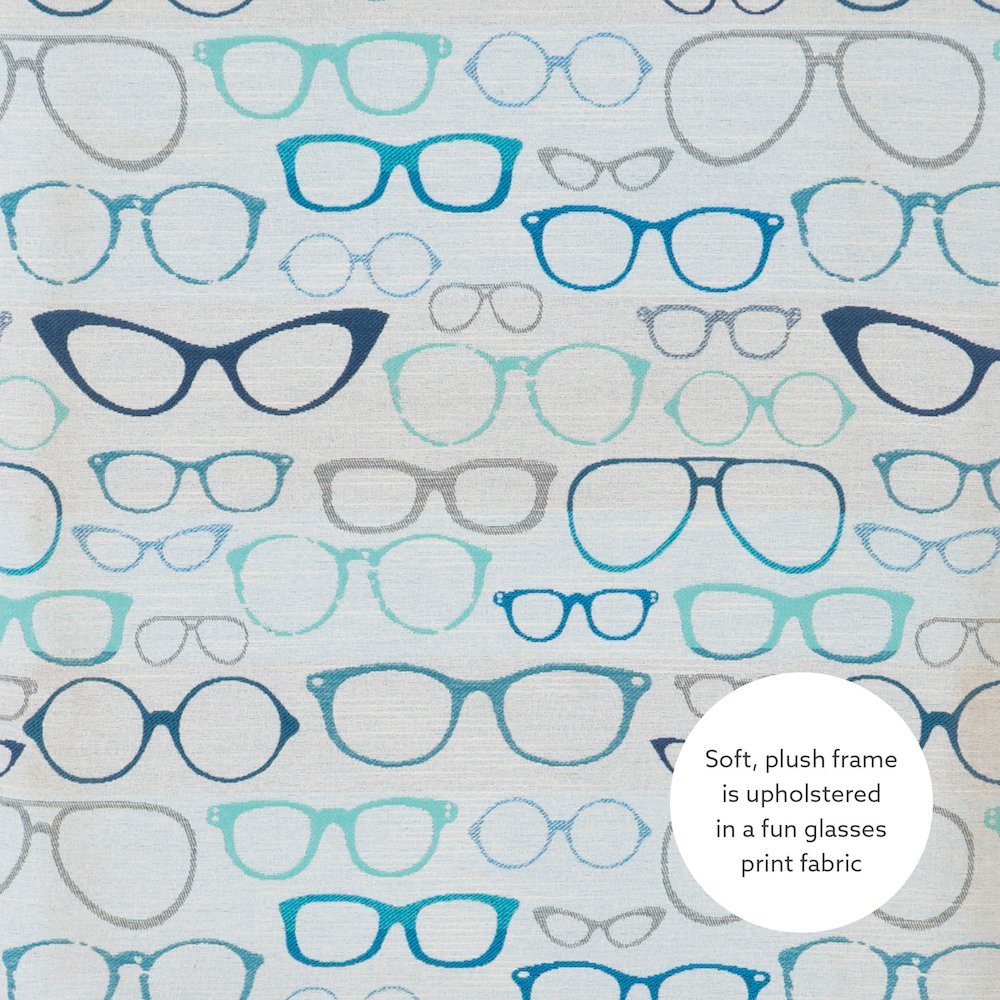 Draper Office Chair, Glasses Print