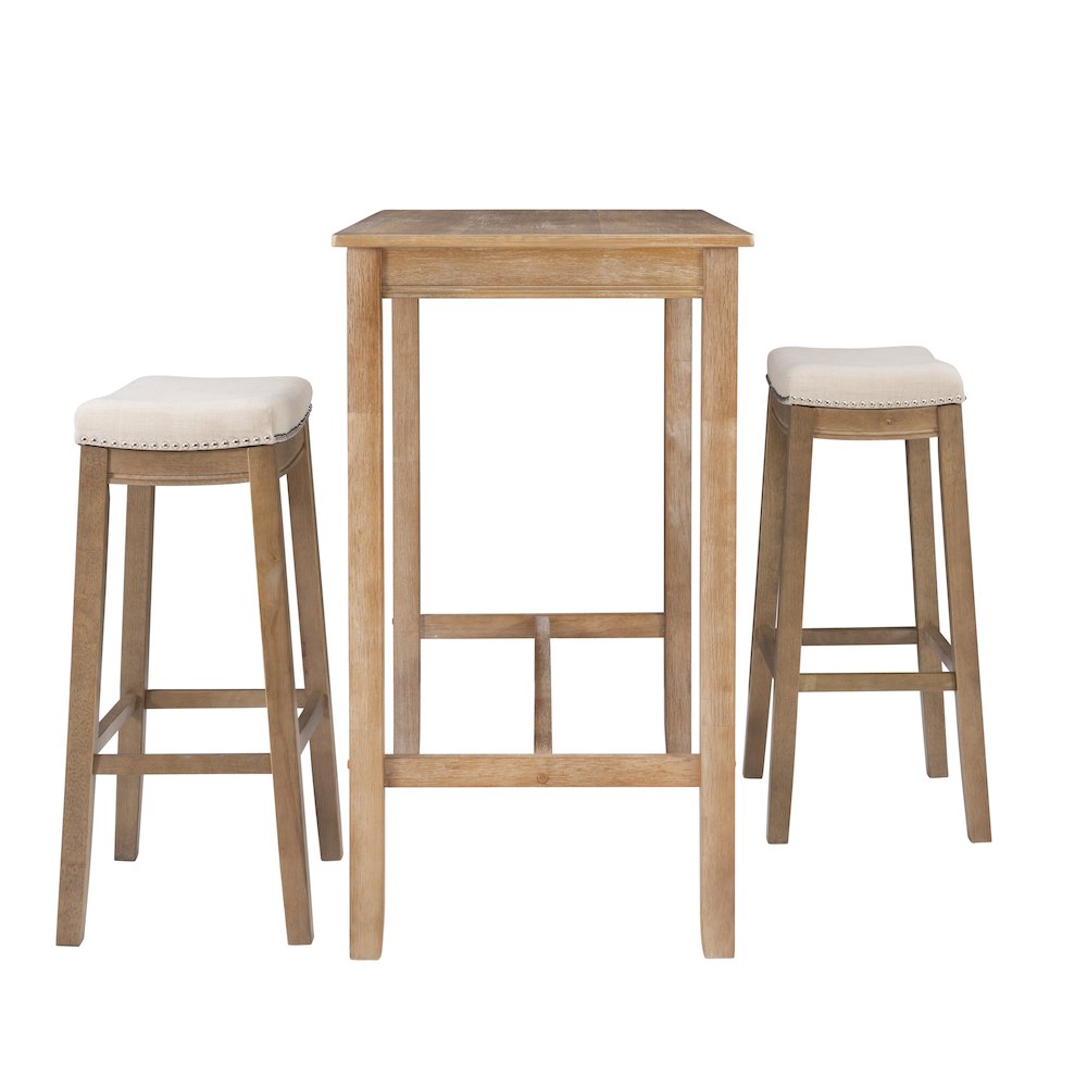 Claridge 3Pc Bar Set Natural