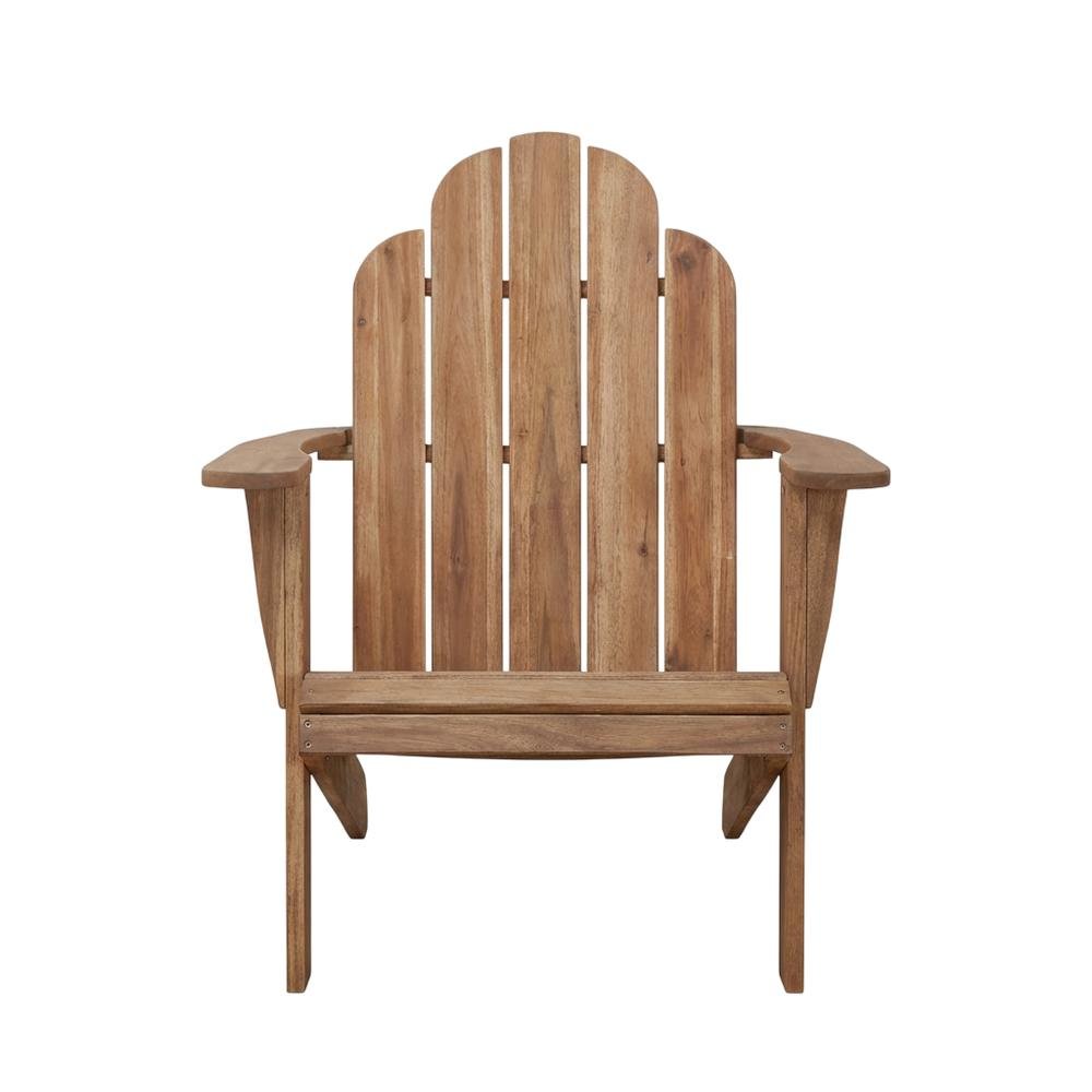 Acorn Adirondack Chair In Brown Solid Wood With Comfortable Design