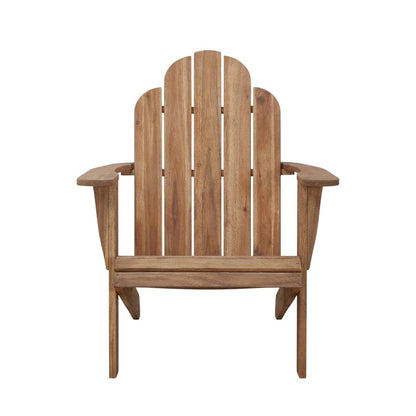 Acorn Adirondack Chair In Brown Solid Wood With Comfortable Design