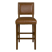 Caramel Bar Stool with Rubberwood Frame and Foam Seat for Comfortable Seating