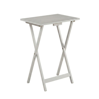 Modern Tray Tables with Wooden Finish for Versatile Throw Surface