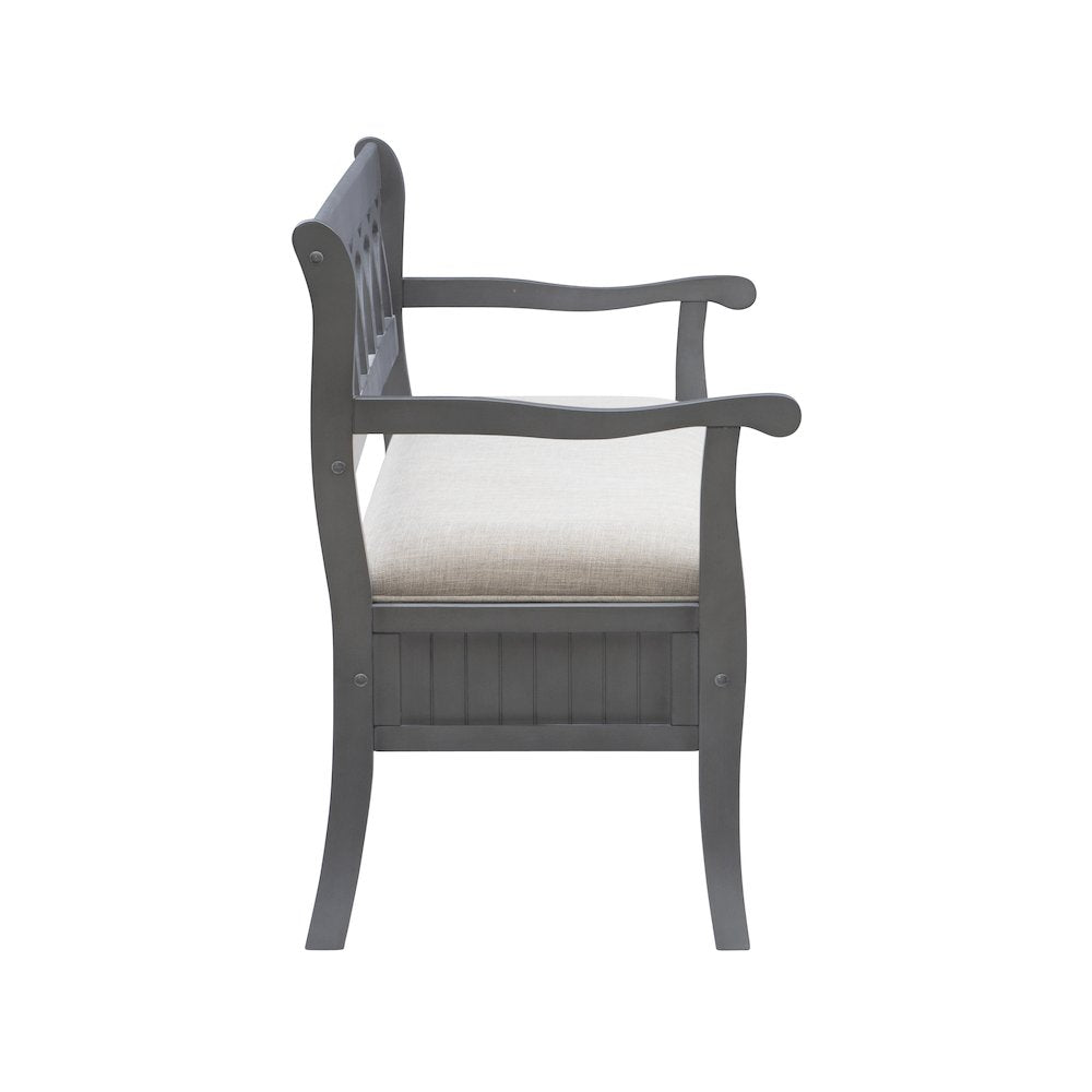 Elliana Storage Bench Grey