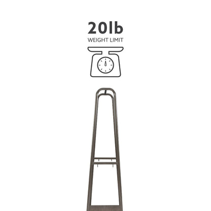 Bywood Clothing Rack Tall Pewter
