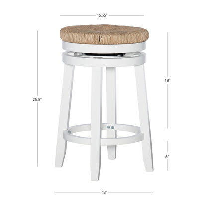 Morgan Counter Stool White