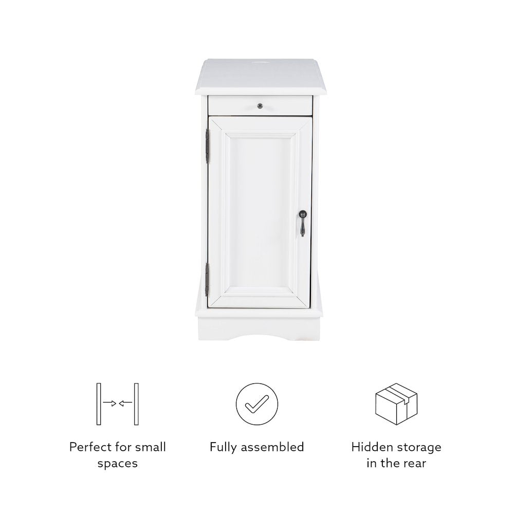 Butler White Accent Table
