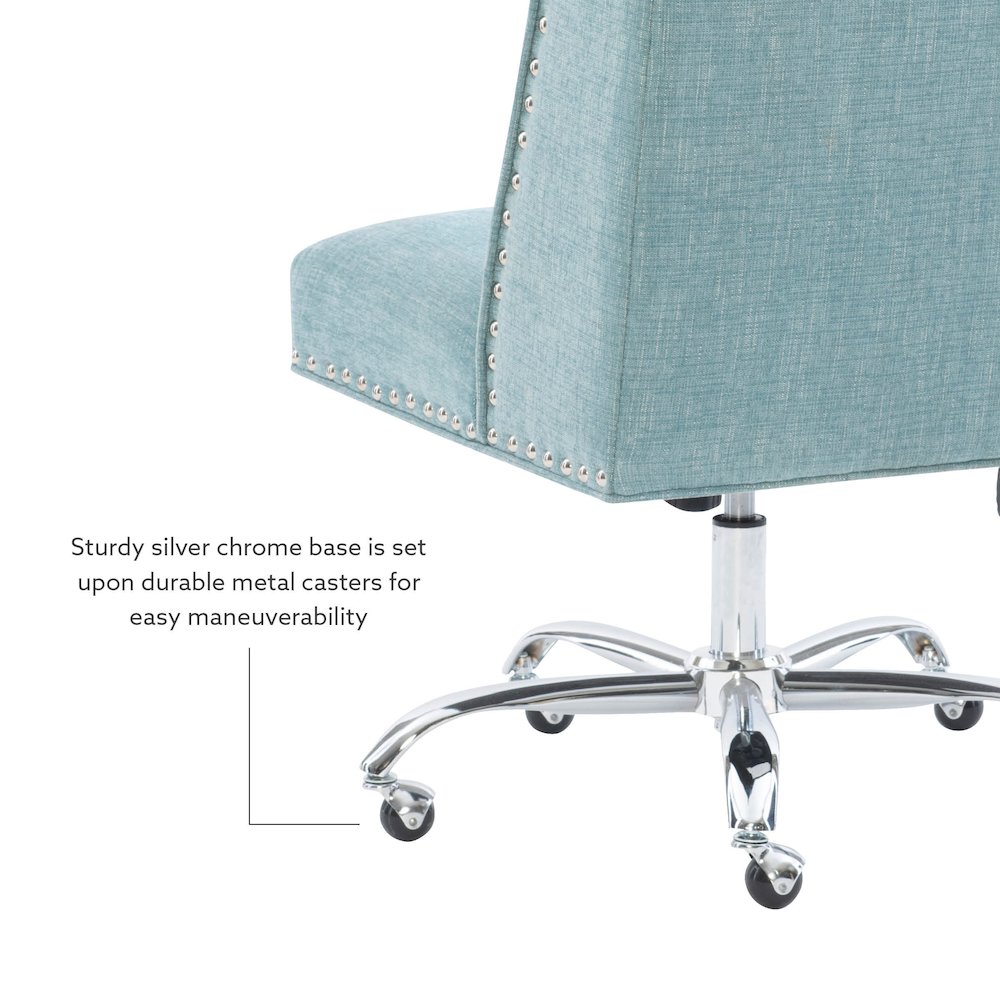 Draper Office Chair, Aqua