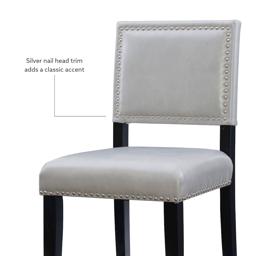 Brook Dove Gray Counter Stool